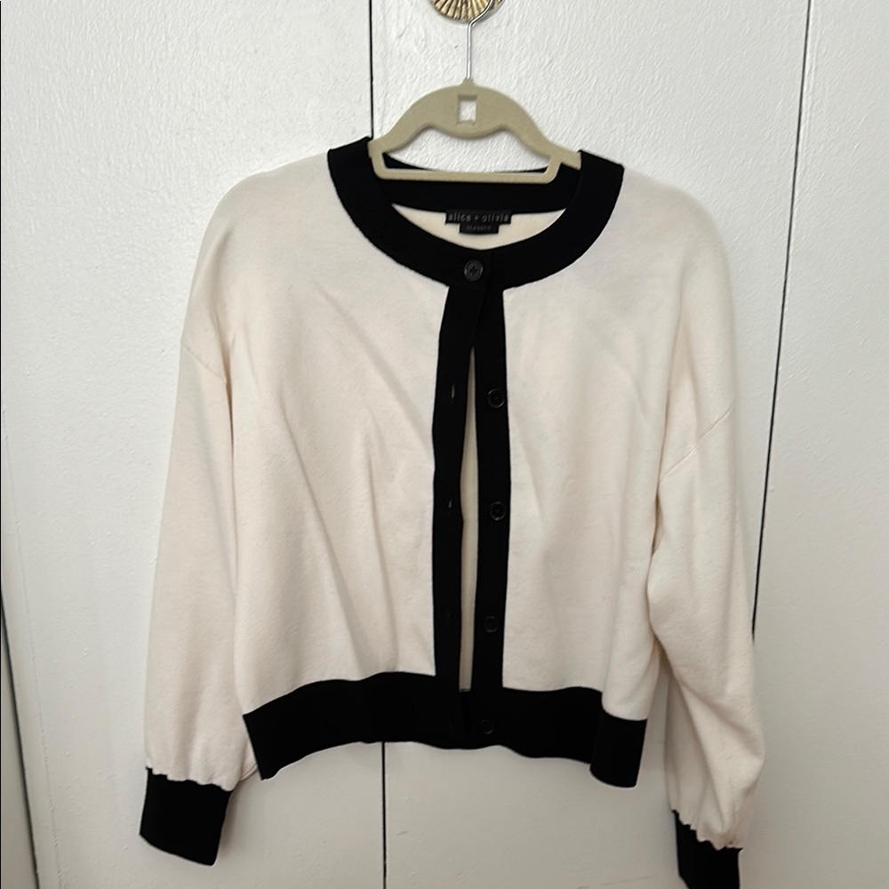 Black and White Cardigan